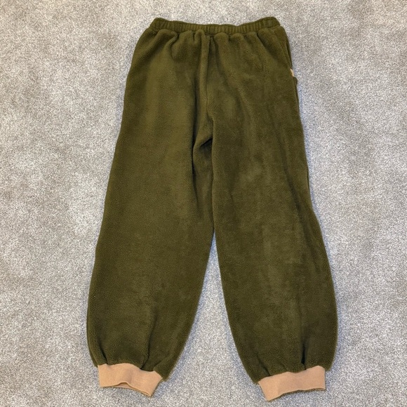 NAP Fleece Color-Block Set in Forest-Splice  Sweater & Joggers Size Small EUC - Picture 7 of 13